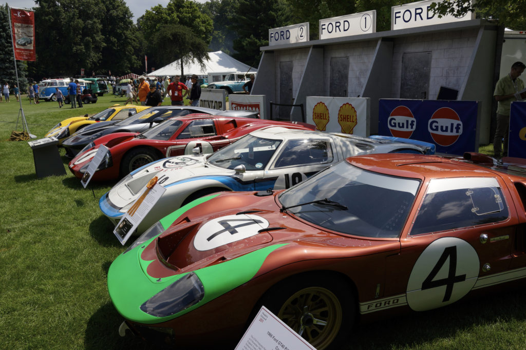 A bunch of GT40s - this is Detroit, after all! 
